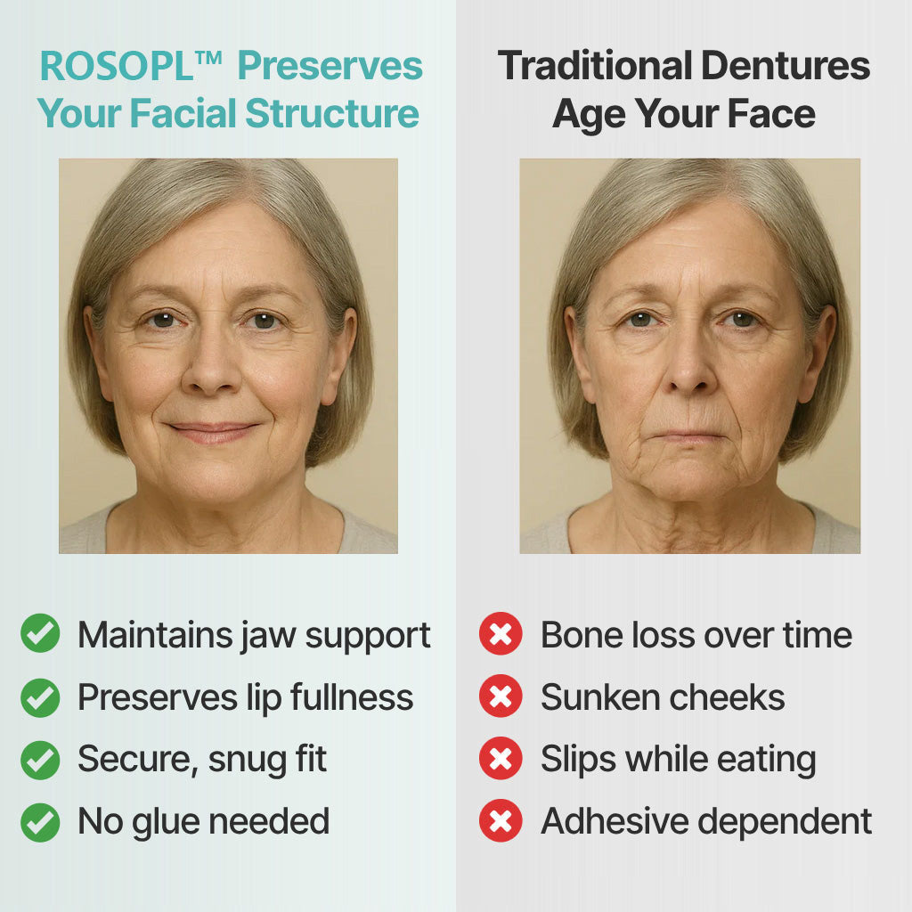 🔥Ends Today: 70% OFF!🦷DarkFairy™ Custom-Fit Full Functional Dentures Make you more confident